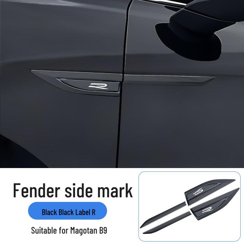 Magotan B9 Fender Emblem 3D Stainless Steel Decorative Sticker for Car Body