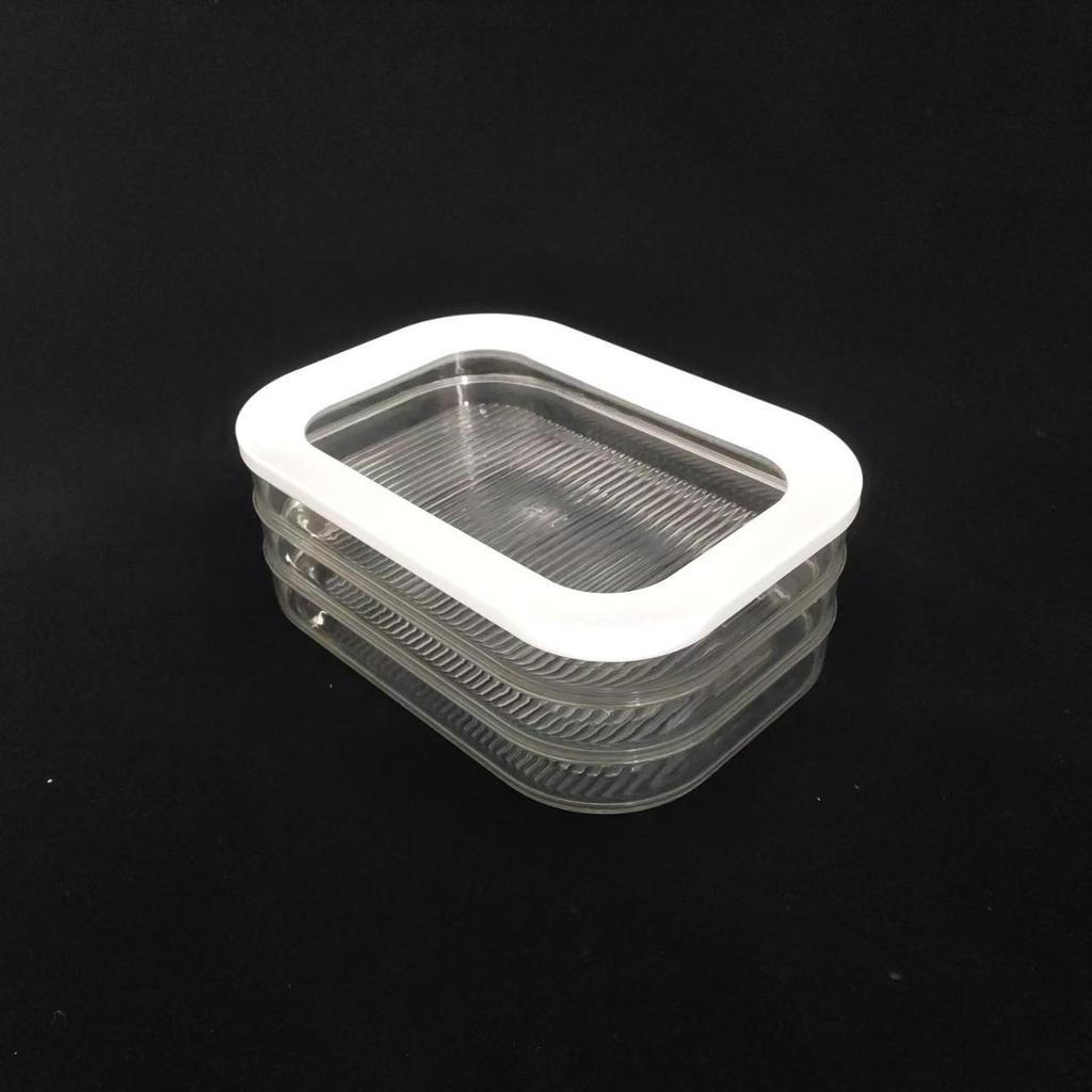 Прозрачный контейнер для хранения мяса и бекона в холодильнике и морозильной камере