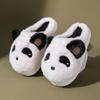 Мягкие, милые и удобные тапочки из хлопка и кашемира Panda Plus, зимние модные теплые домашние тапочки из хлопка и плюша для девочек