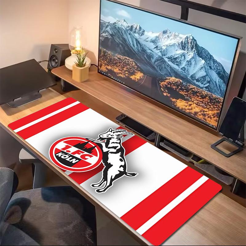 1. FC Köln Печать Подушка Нескользящий Ноутбук Планшет Большой Коврик для Мыши XXL Коврик Мини-ПК Игровой Коврик С Заблокированным Краем