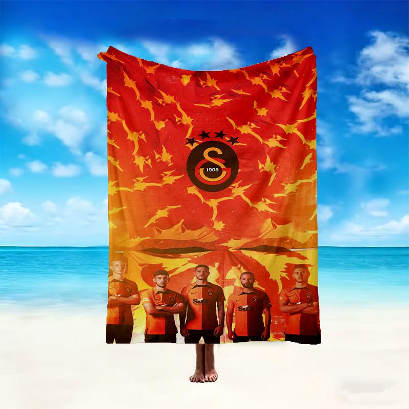 1pc Cozy Print Blanket, Galatasaray SK Blanket Appropriate for Home Picnic and Travel Adventures
