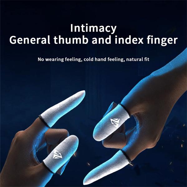 Мобильный телефон для игр, нескользящий сенсорный экран, рукава для большого пальца, защита от пота, чехол для пальца, перчатки для пальцев