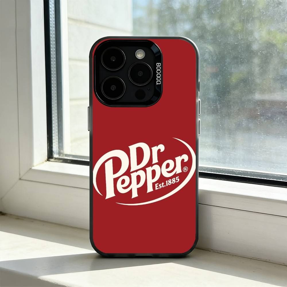 Чехол для телефона Dr Pepper C-Cherry Drink Для iPhone 17,16,15,14,13,12,11 Plus,Pro Max,XS, Цветной Серебристый Черный Чехол