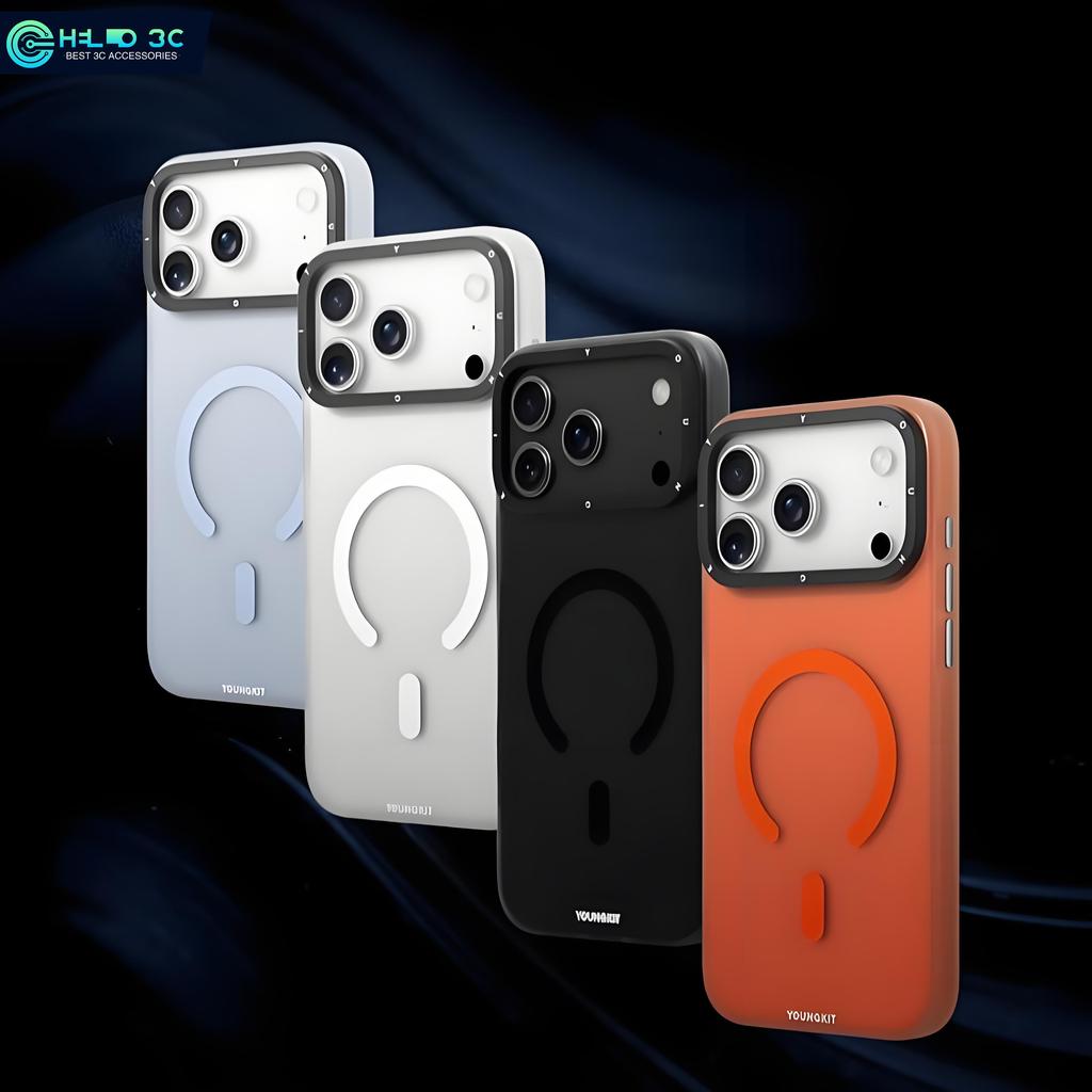 Youngkit Ultra Thin Magnetic Case Compatible with Iphone 17 Pro Max Case Shockproof Iphone 17 Pro Case Shockproof