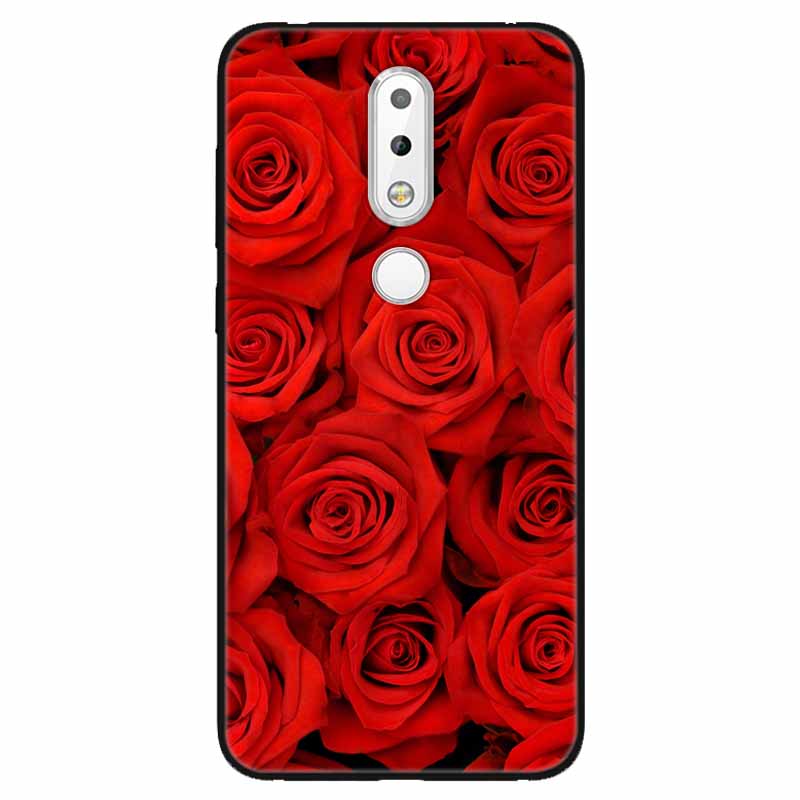 Для Nokia 6.1 Plus Чехол Мягкий Силикон Мультфильм Модный ТПУ Чехлы для Телефона для Nokia X6 Обложка 6.1Plus Милый для NokiaX6 Лев Волк