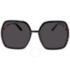 Grey Square Ladies Sunglasses Gg0890s 001 55