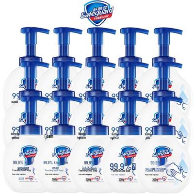 Пеномыло для рук Safeguard Антибактериальное, Свежий аромат, Выгодная упаковка 15 x 300 г