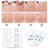 200Pcs Invisible Face Lift Tape Thin Breathable Waterproof Stretchable Face Shaper Double Chin Neck Sagging Skin Tightening Slimming Lifting Patch