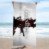 Bloodborne Print Beach Towel, Large Soft Quick Dry Towel for Beach Camping Swimming