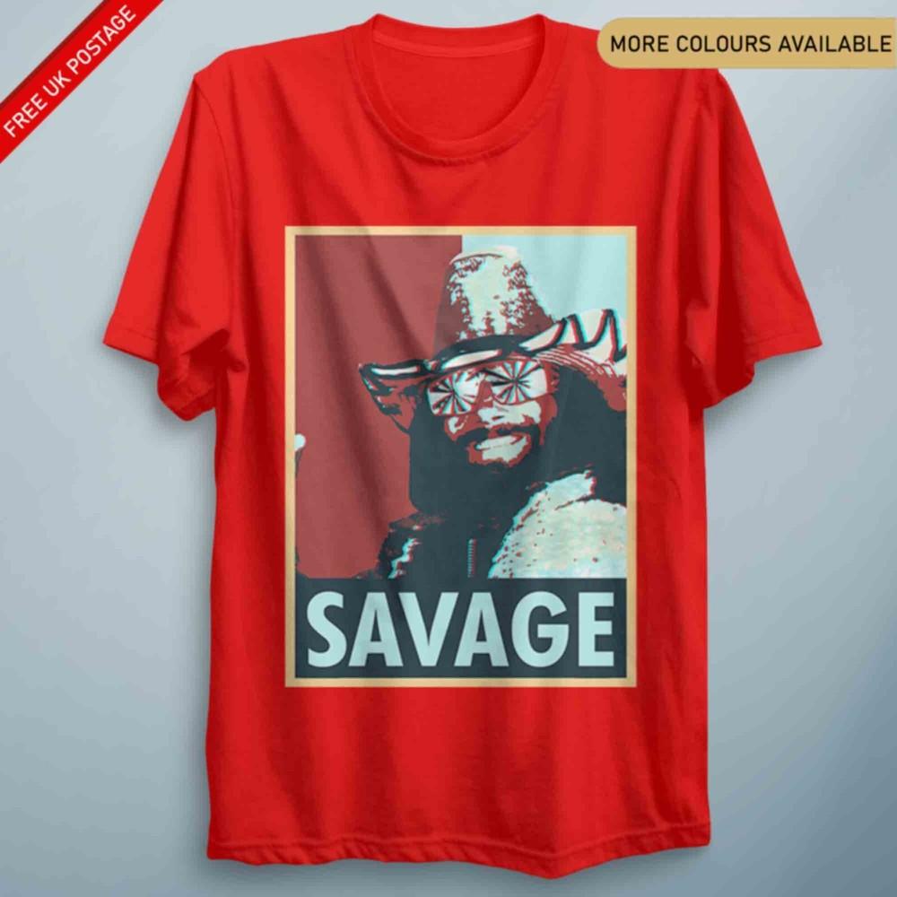 Macho Unisex Randy Savage TShirt Wrestling Hero 80S 90S WW F Icon Retro Star