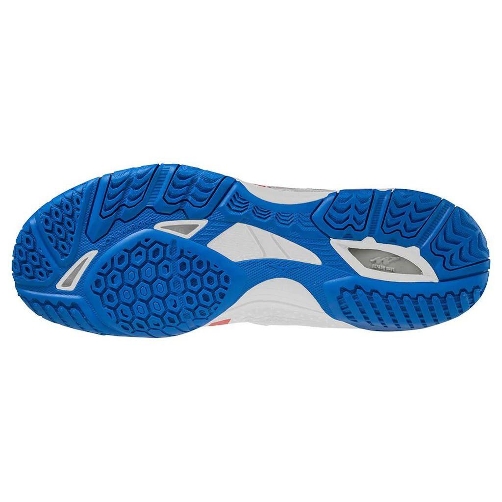 Mizuno Wave Medel 6 Амортизирующие Нескользящие Прочные Дышащие Низкие Тренировочные Кроссовки Унисекс Белый Красный Синий 81GA191521
