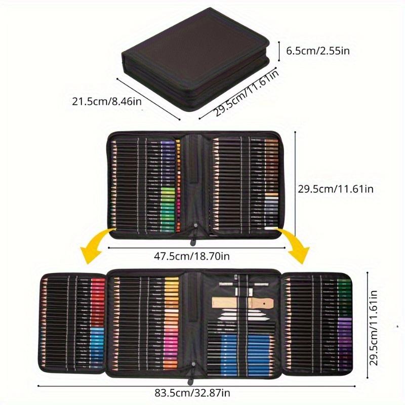 144PCS / Set Oily Colored Pencils Suit Professional Art Brushes Color of Lead Paint Suit