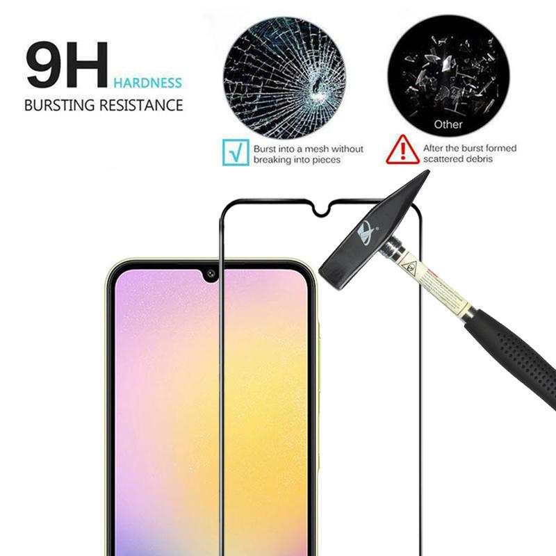 3 шт., защитная пленка на весь экран из закаленного стекла для Samsung Galaxy A05 A05S A15 A25 A35 A55 5G A04S A14 A24 A34 A54 M14 M34 4G A04E
