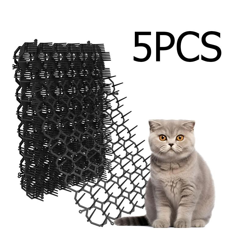 12 Pack Cat Deterrent Mat Scat Mat Spikes Plants Indoor Furniture Outdoor Garden Fence Pet Repellent Barrier Cats Repeller Dog