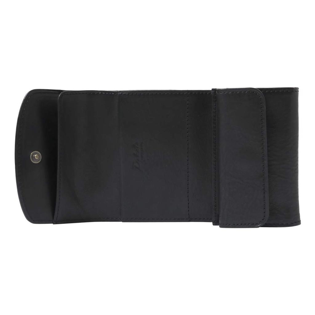 Dakota Black Label Minimo Мужской компактный кошелек трифолд, Натуральная кожа, Черный, BL-627601-10