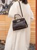 Qian Dian Crocodile Pattern Genuine Leather Handbag for Women - Stylish Versatile Crossbody and Shoulder Bag