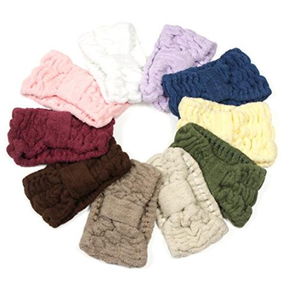 Imabari Towel Hairband Pile (Raspberry)