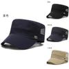 Breathable Summer Sun Hat For Men Adjustable Casual Flat Cap For Outdoor Activities
