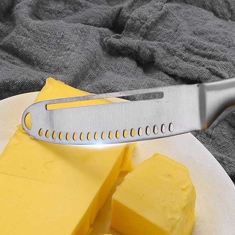 3 в 1 нож для масла из нержавеющей стали нож для масла сыр десерт джем масленка скребок для крема хлеборезка насадка для масла