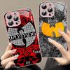 Модные Тренды WU-T-TANG CLANs Закаленное Стекло Для Iphone 14 13 12 11 Pro Mini XS MAX 14Plus X XS XR Чехлы