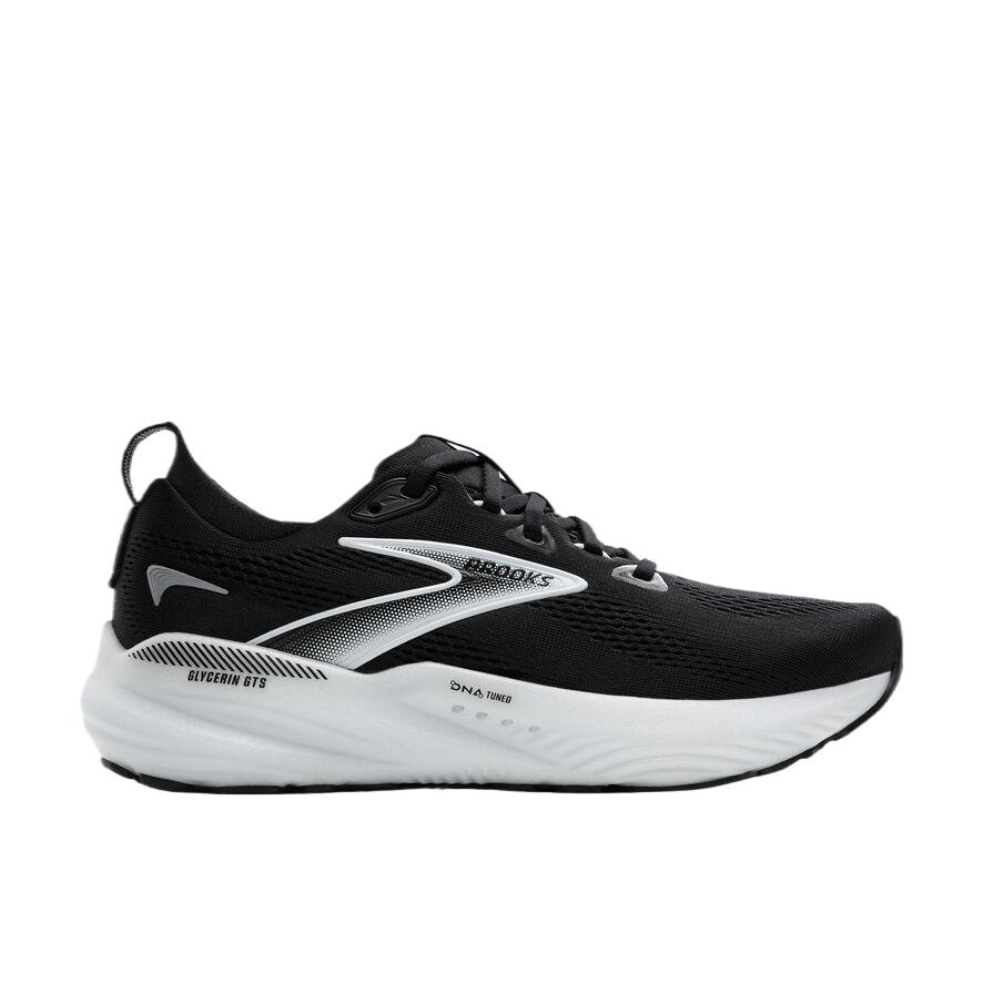 Brooks Glycerin GTS 22 Удобные Повседневные Минималистичные Универсальные Амортизация Дышащие Низкие Беговые Кроссовки Женские Кроссовки Черный 120435-090
