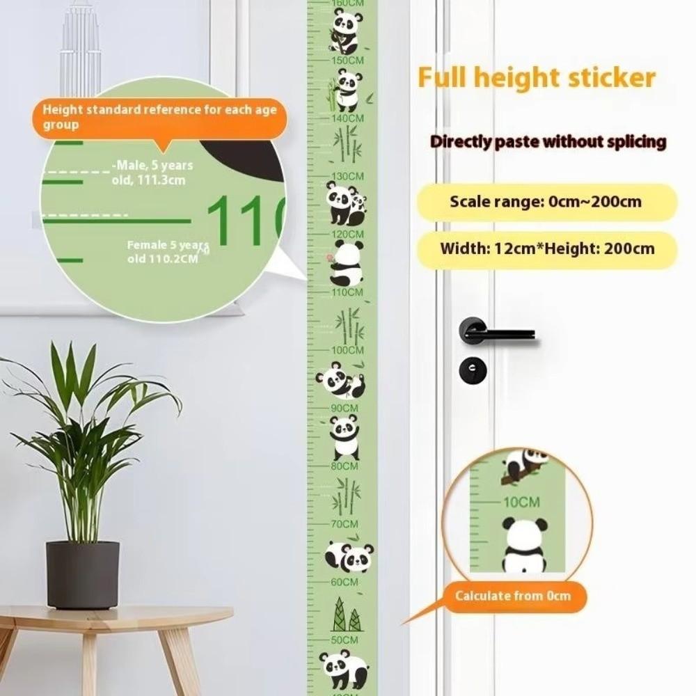 Self-adhesive Child Growth Chart 2M Height Growth Chart Sticker Home Use