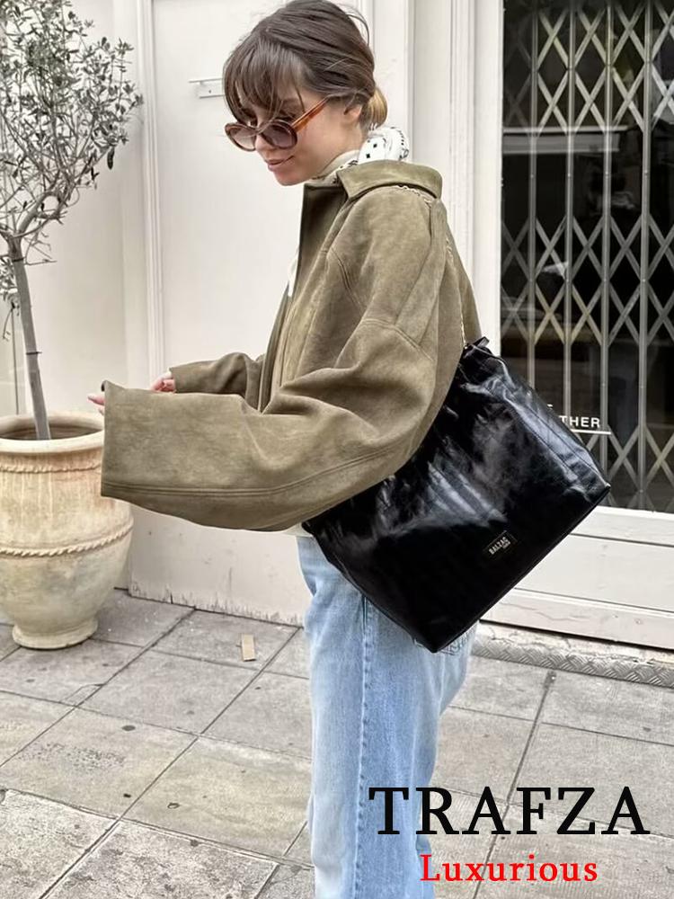 Повседневные мягкие куртки-бомберы женские с длинным рукавом-фонариком, оверсайз, весенне-летние пальто, мода 2025, уличная одежда, верхняя одежда на молнии