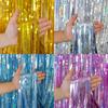 Birthday Party Prom Background Wall Decoration Rainwire Curtain Foil Curtain Tassels Door Curtain