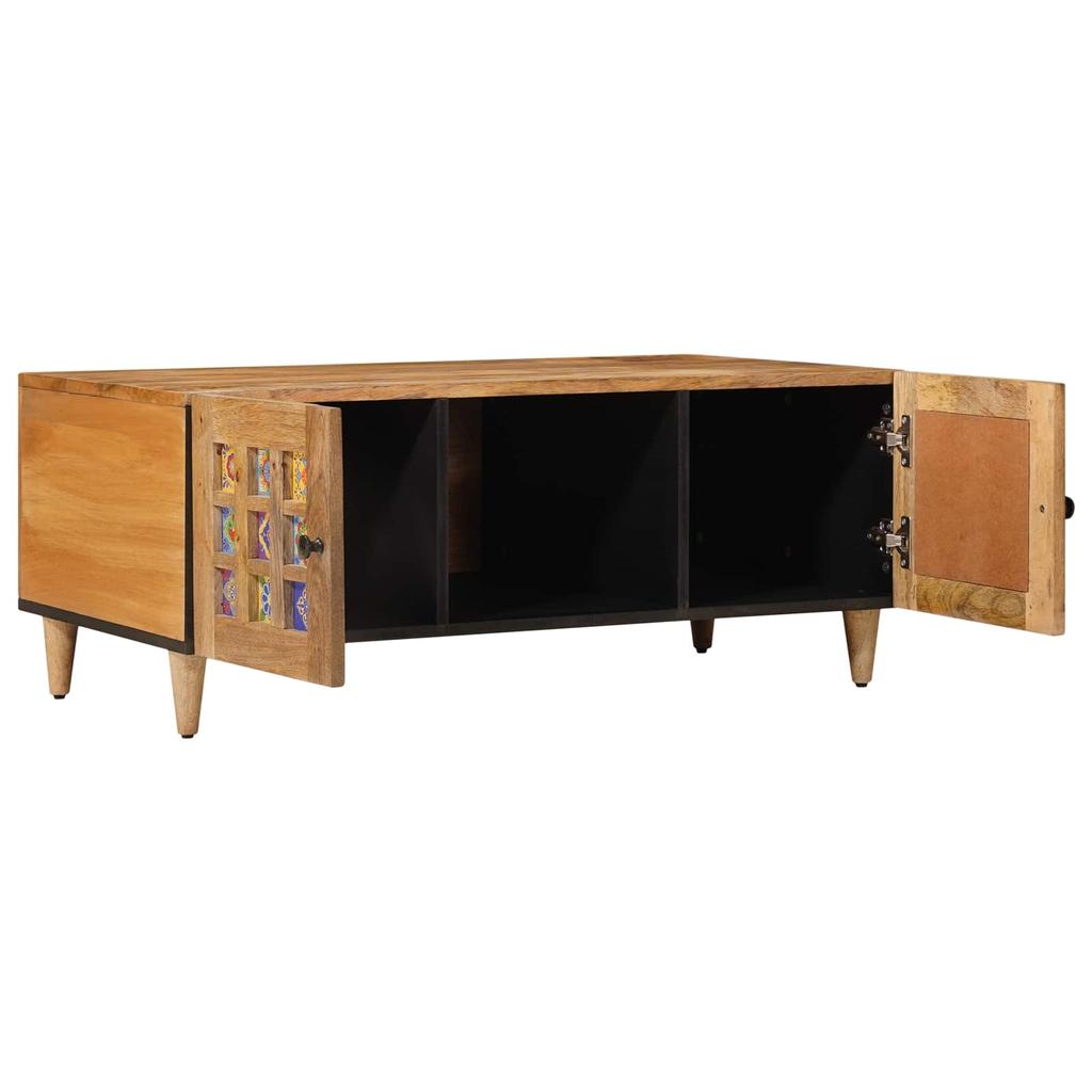 Natural Coffee Table 100 x 54 x 40 cm Solid Mango Wood
