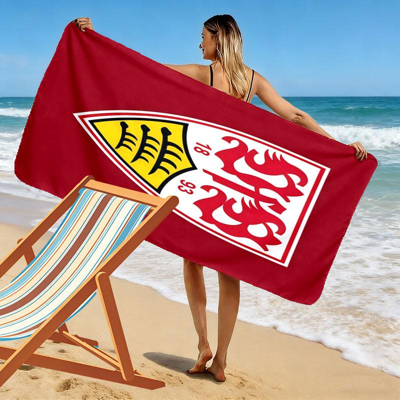 Stuttgart Dream Print Beach Towel, Large Soft Quick Dry Towel for Beach Camping Swimming