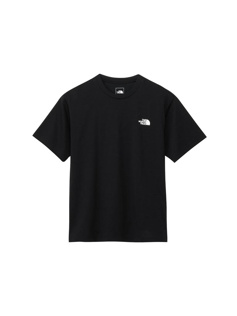 The North Face NT32446 Short Sleeve Bandana Square Logo Size Medium Tee, Black, 2,