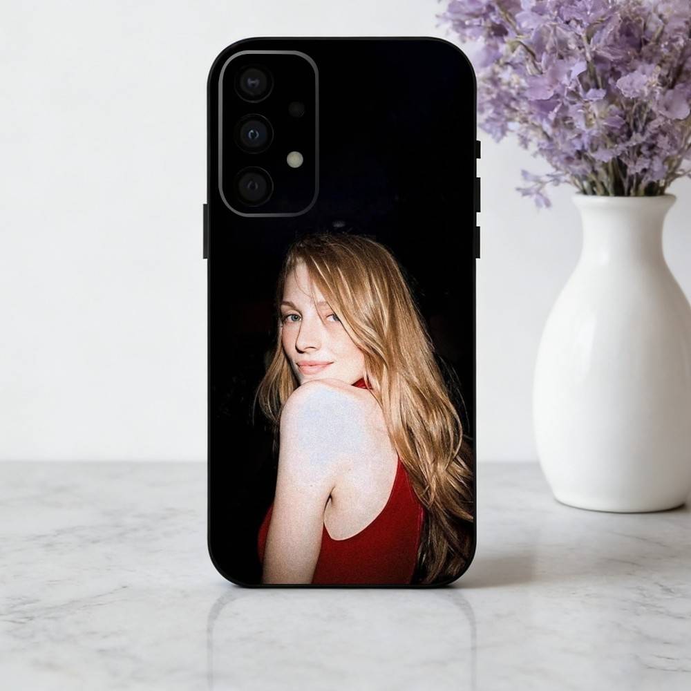H-Hunter S-Schafer Чехол для телефона с актрисой для Samsung Galaxy A73,A72,A71,A70,A53,A52,A51,Другие Мягкий черный корпус