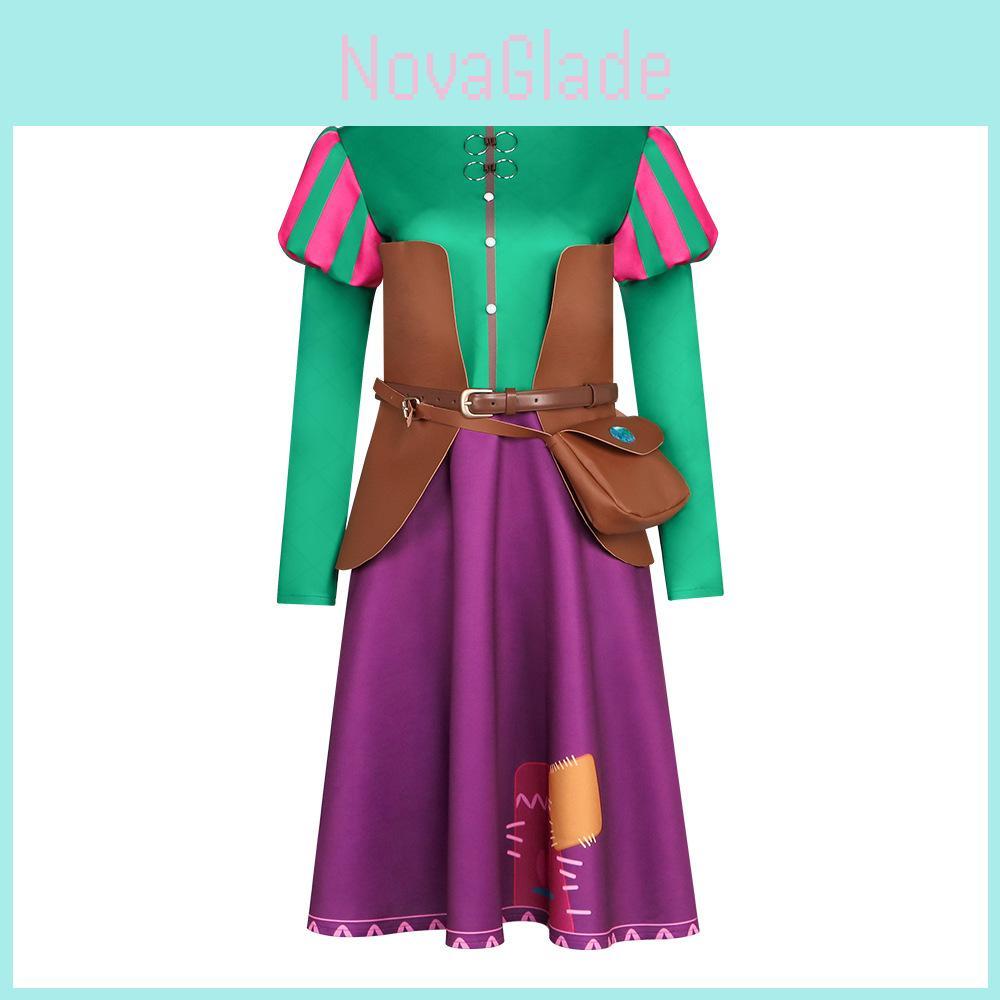 Three Wishes For Role Play Costume With Purple And Blue Colors For Cosplay And Themed Events