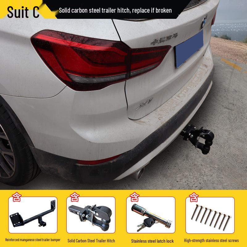 Усиленная фаркопная система для BMW X-Series (X5, X6, X1, X3, X4) и буксировочный кронштейн Rogue