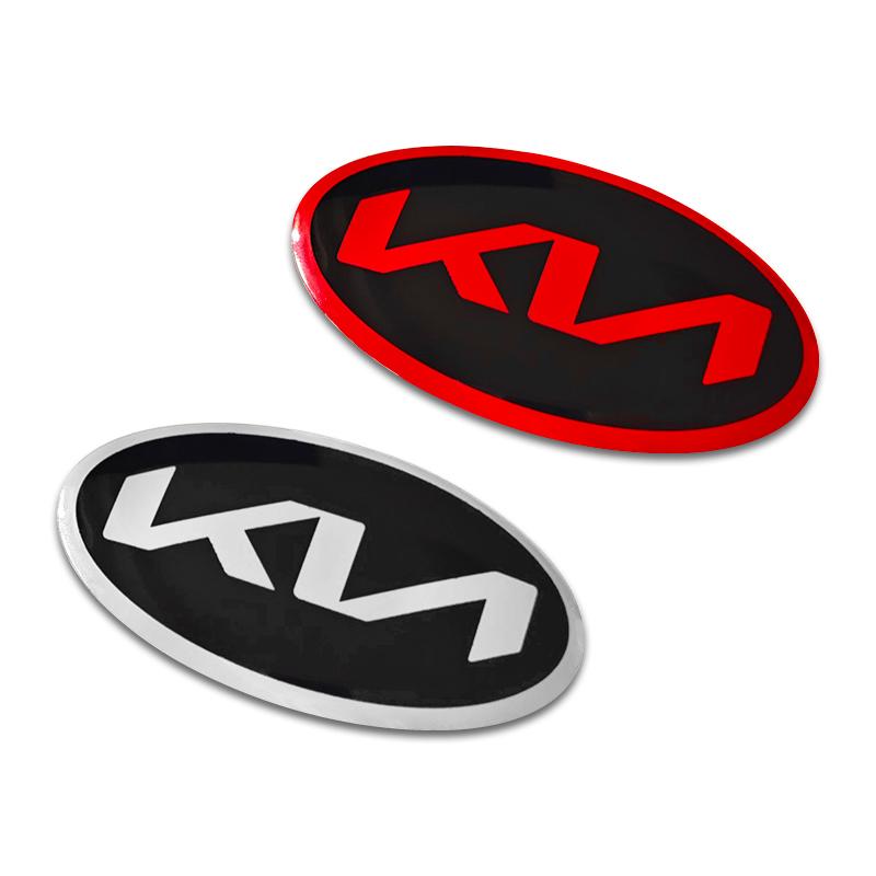 2026 Hot Car Sticker 1pcs ABS Car Styling Steering Wheel Center Emblem Badge Sticker For KIA Ceed Rio Sportage R K2 K3 K4 K5 K6 