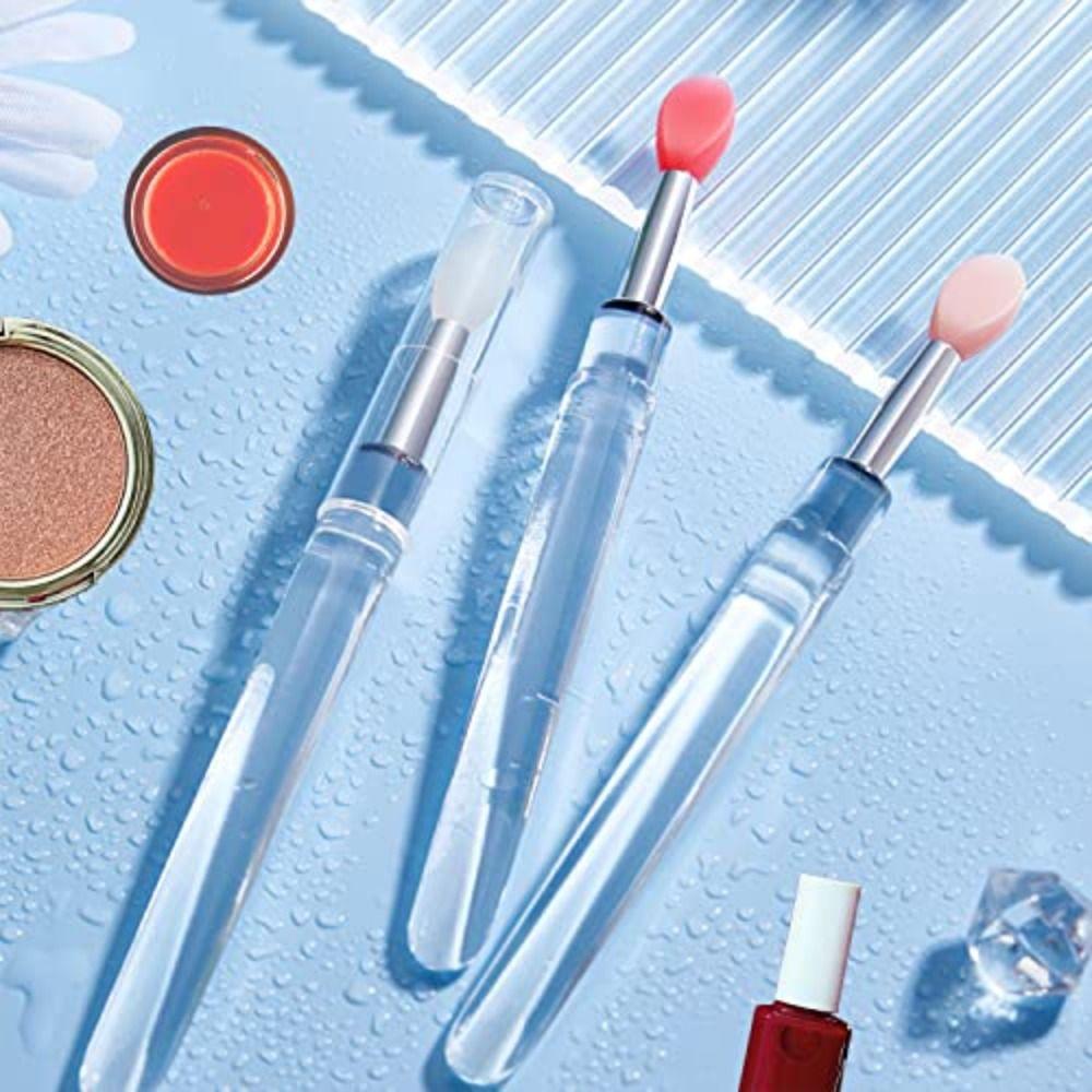 Hot Sale Crystal Handle Makeup Tool Flexible Lip Brushes Applicator Lipstick