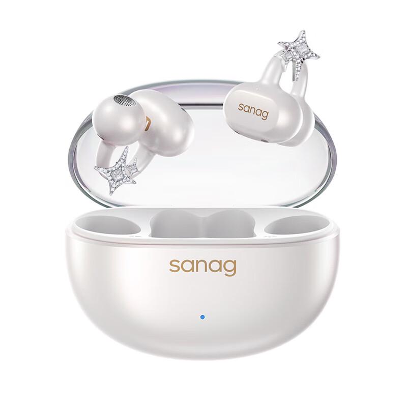 Bluetooth-гарнитура SANAG S6S Nova с клипсой для уха