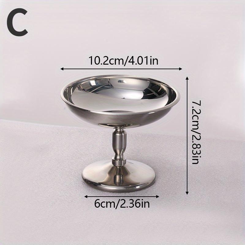 Креативный контейнер для чашки мороженого из нержавеющей стали, кухонный бар, бокал для вина, металлическая салатница, десертная тарелка с фруктами, товары для вечеринок