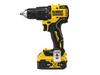 DeWalt Cordless Impact Drill Power Tool for Drilling and Fastening Compact Series Brushless High 5Ah Charger DCD709P2 Driver, [Online Exclusive]