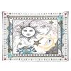 Celestial Sun and Moon Tapestry: Bohemian Wall Art for a Mystical, Unique, Enchanting, and Magical Decor Statement