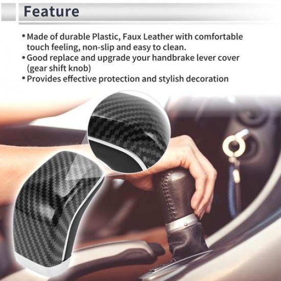 Automatic Gear Shifter Knob For Toyota Mark X Reiz X120 2004-2009 Plastic Black