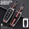 5 Buttons Car Remote Control  Key Case Cover Shell Fob For Ford Escape Focus C Max Kuga Edge Explorer Taurus Keyring Accesories