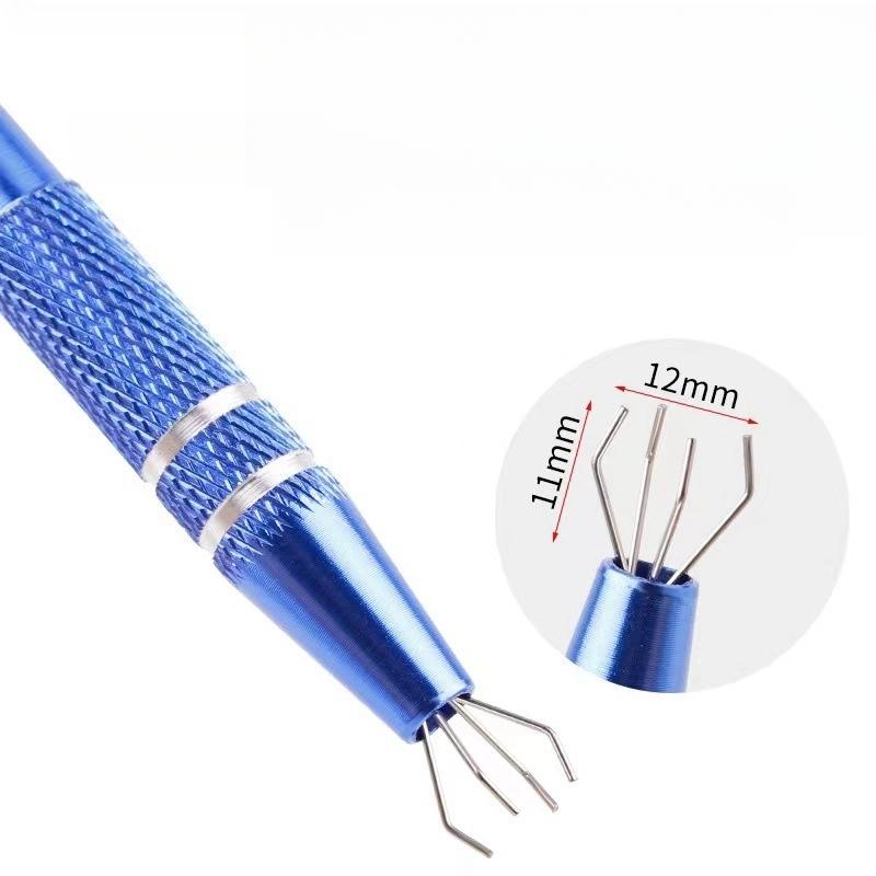 4-Claw IC Chip Extractor Remover Tool Precision Parts Grabber Extractor Pick Up Puller for Electronic Component Nuts Repair Tool