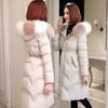 Новый стиль, женское хлопковое пальто, зимнее корейское стильное утолщенное хлопковое пальто с затягиванием талии