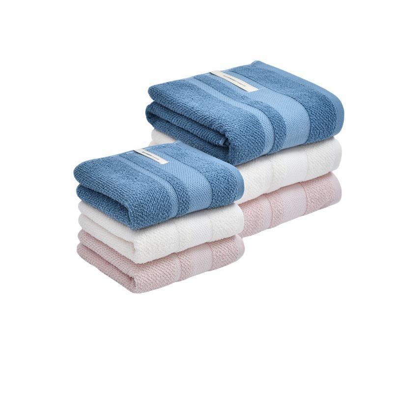 Jie Liya 430g Pure Cotton Antibacterial Bath Towel - Absorbent, Thickened, Suitable for Adults and Children.
