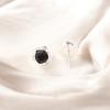 Natural Black Onyx Earrings 925 Stamped Silver Handmade Jewelry Anniversary Gift EE-159-17