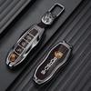 Car Smart Key Case Cover Shell For Porsche Panamera Spyder Carrera Macan Cayman Cayenne 911 970 981 991 Keyless Auto Accessories