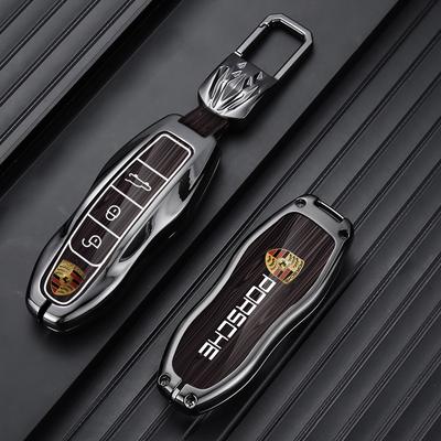 Умный чехол-оболочка для ключа автомобиля для Porsche Panamera Spyder Carrera Macan Cayman Cayenne 911 970 981 991 Бесключевые Автоаксессуары