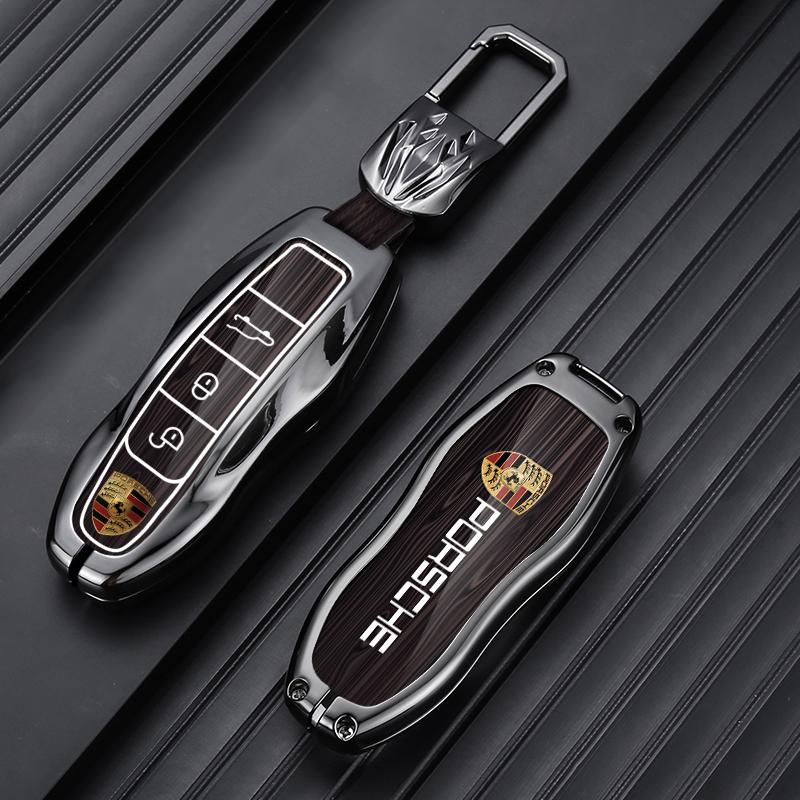 Car Smart Key Case Cover Shell For Porsche Panamera Spyder Carrera Macan Cayman Cayenne 911 970 981 991 Keyless Auto Accessories