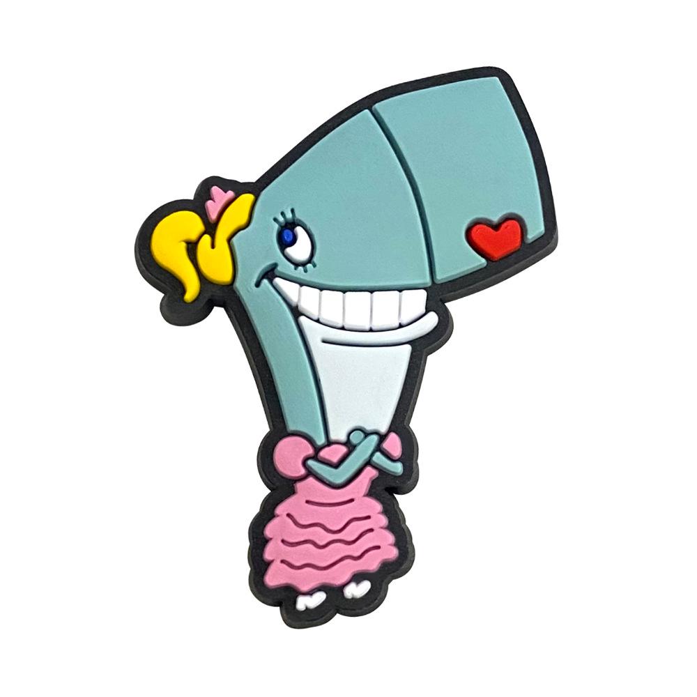 SpongeBob Croc Charms: 20 DIY Soft Rubber Shoe Accessories & PVC Buckle Ornaments